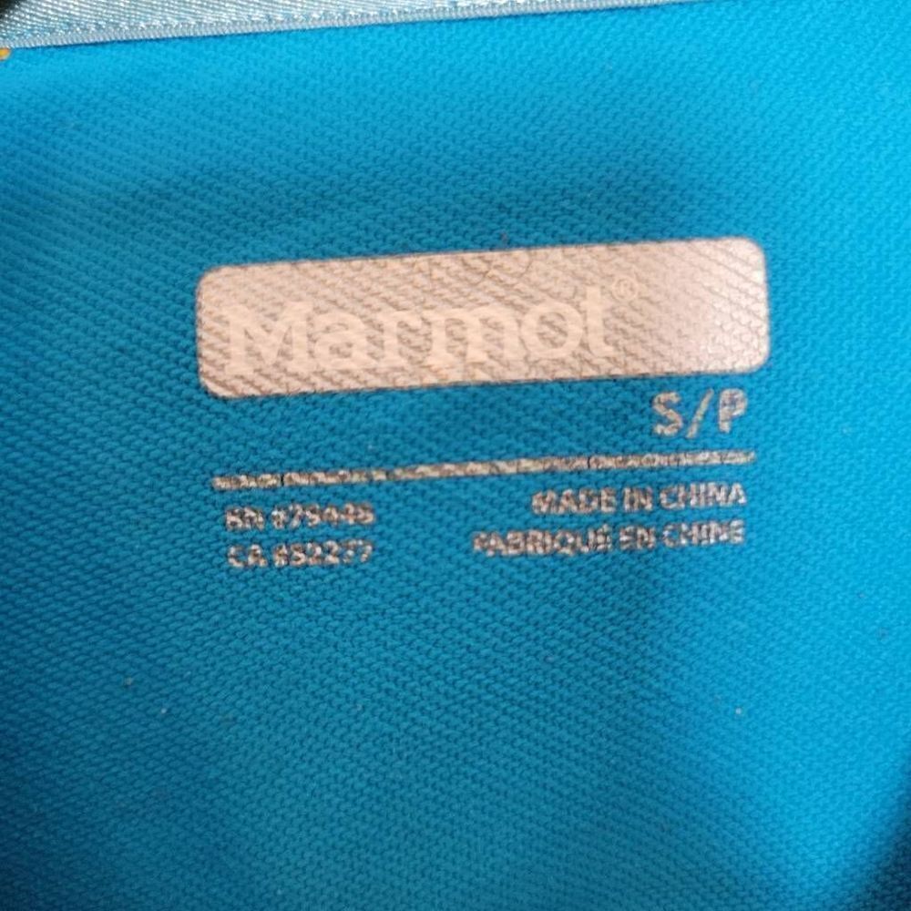 Marmot Womens Nylon Power Stretch Hooded Blue Zip up Jacket Small - Picture 3 of 5